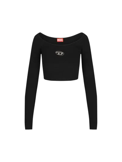 Diesel T-shirt And Polo Shirt In Black