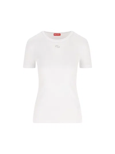 Diesel T-shirt And Polo Shirt In White