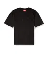 Diesel T-adjust Bigoval Tee In Black