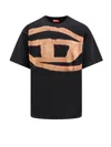 Diesel Cotton T-shirts And Polo In Black