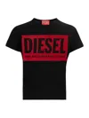 Diesel Black T-malun T-shirt In Black