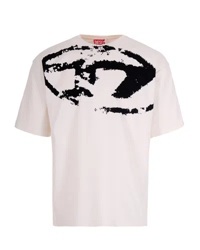 Diesel Short-sleeved T-shirt In White