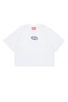 Diesel Kids Tixan T-shirt In White