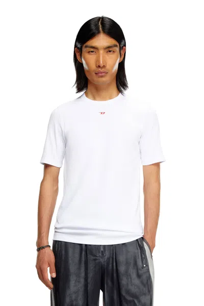 Diesel T-shirt With D Patch In Tobedefined