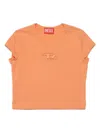 Diesel T-shirt Con Logo In Orange