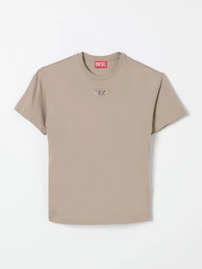 Diesel T-shirt  Kids Color Beige In Beige