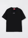 Diesel Black T-shirt For Boy In Black