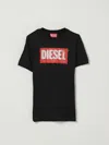 Diesel Tadjustq10 T-shirt In Black