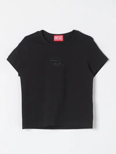 Diesel T-shirt  Kids Color Black In Schwarz