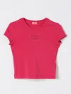 Diesel T-shirt  Kids Color Fuchsia In Fuchsia