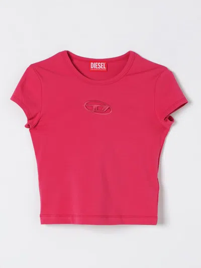 Diesel T-shirt  Kids Color Fuchsia