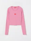 Diesel T-shirt  Kids Color Fuchsia In Pink