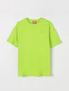 Diesel Kid - Tboggymegovald Over T-shirt In Green