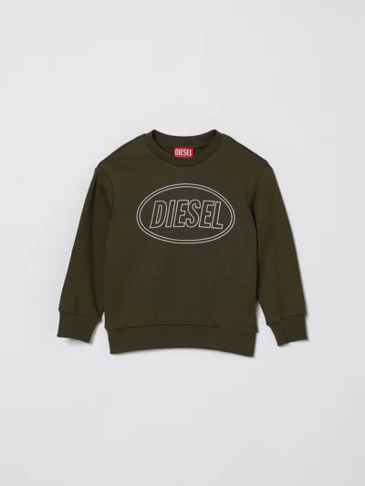 Diesel T-shirt  Kids Color Military In Gray