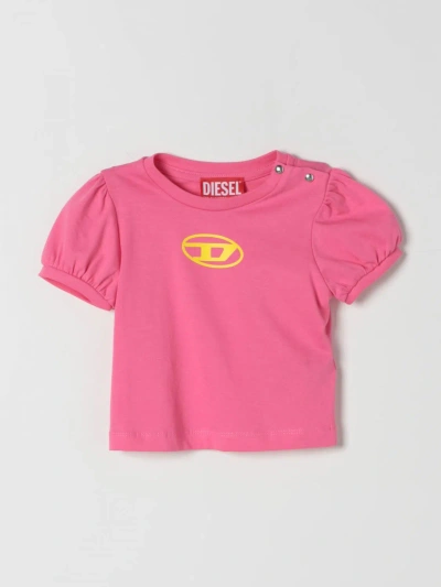 Diesel Kids' T恤  儿童 颜色 粉色 In Pink