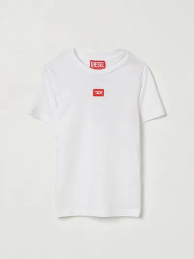 DIESEL T-SHIRT DIESEL KIDS COLOR WHITE,432615001