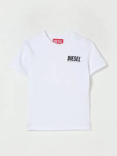 DIESEL T-SHIRT DIESEL KIDS COLOR WHITE,432614001