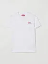 Diesel Logo T-shirt In White