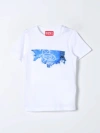DIESEL T恤 DIESEL 儿童 颜色 白色,F38038001