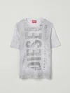 Diesel T-shirt  Kids Color White In Gray