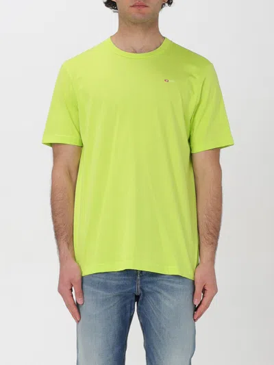 Diesel T-shirt  Men In Acid Green