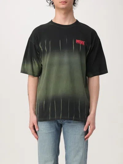 DIESEL T-SHIRT DIESEL MEN COLOR BLACK,G52933002
