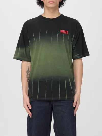 DIESEL T-SHIRT DIESEL MEN COLOR BLACK,G85502002