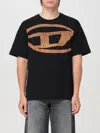 DIESEL T-SHIRT DIESEL MEN COLOR BLACK,411627002