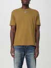 Diesel T-shirt  Men Color Brown In Braun