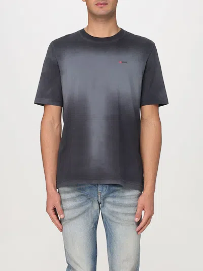 DIESEL T-SHIRT DIESEL MEN COLOR CHARCOAL,G56991033