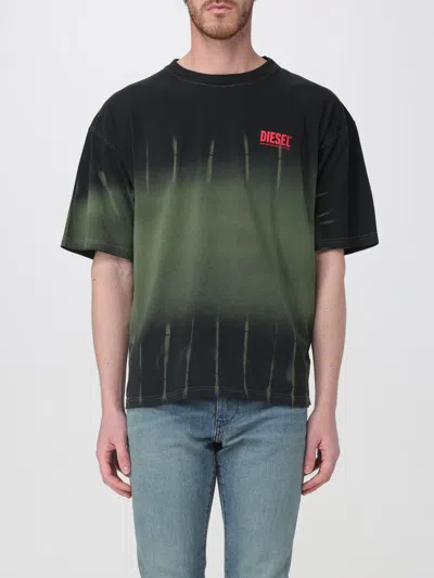 DIESEL T-SHIRT DIESEL MEN COLOR GREEN,G52933012