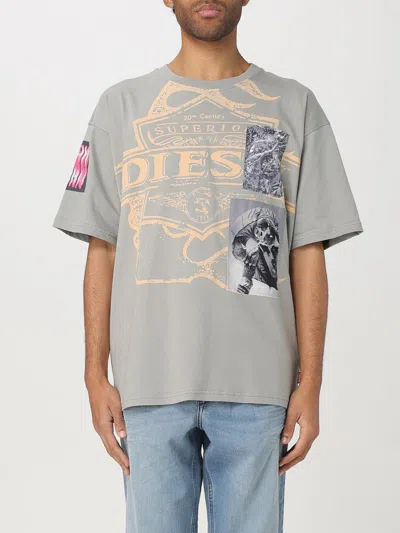 DIESEL T-SHIRT DIESEL MEN COLOR GREY,420953020