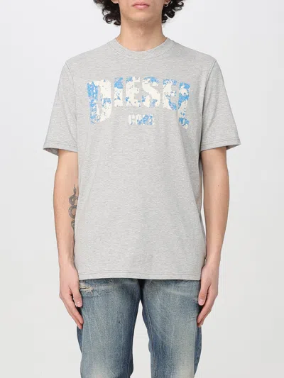 DIESEL T-SHIRT DIESEL MEN COLOR GREY,G47005020