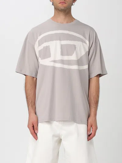 DIESEL T-SHIRT DIESEL MEN COLOR GREY,430494020