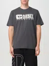 Diesel T-shirt  Men Color Grey In Grau