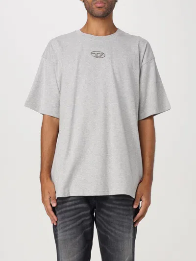 Diesel T-shirt  Men Color Grey In Grau