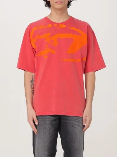 DIESEL T-SHIRT DIESEL MEN COLOR RED,G56911014