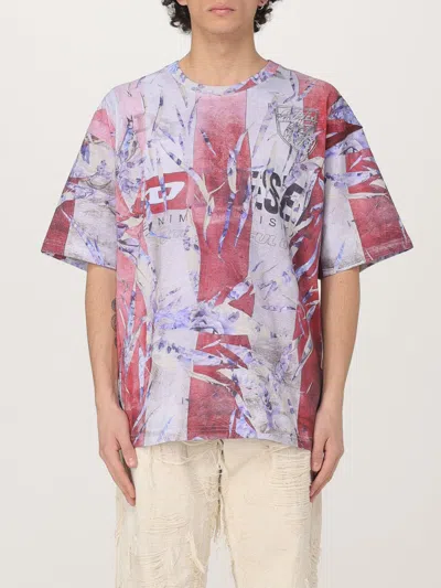 DIESEL T-SHIRT DIESEL MEN COLOR RED,G67490014