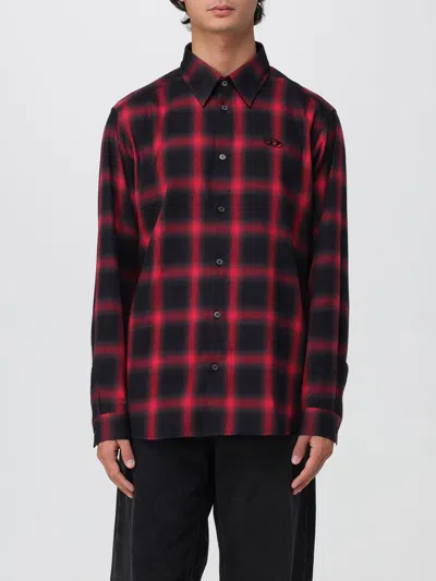 DIESEL SHIRT DIESEL MEN COLOR RED,H32861014