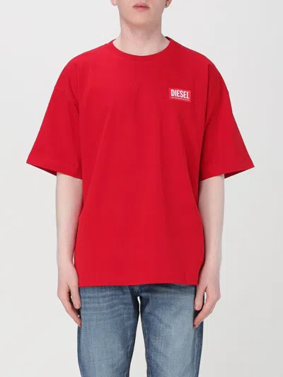 Diesel T-shirt  Men Colour Red