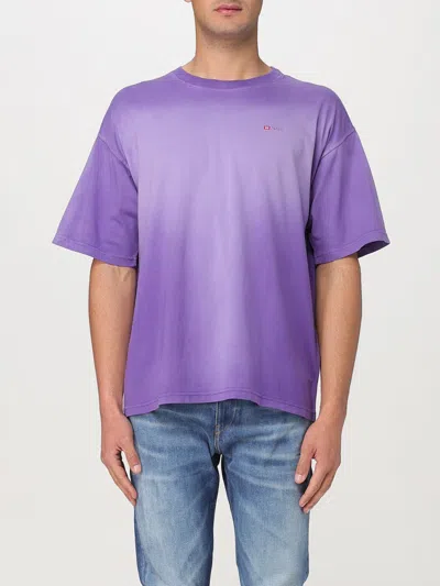 Diesel T-shirt  Men Colour Violet