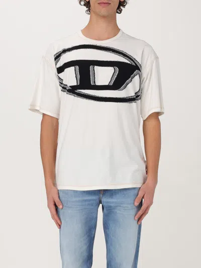 DIESEL T-SHIRT DIESEL MEN COLOR WHITE,420954001