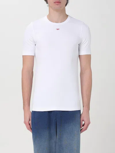 DIESEL T-SHIRT DIESEL MEN COLOR WHITE,G47007001