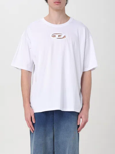 DIESEL T-SHIRT DIESEL MEN COLOR WHITE,G47003001