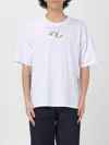 Diesel Crew Neck Short Sleeves T-shirt In White
