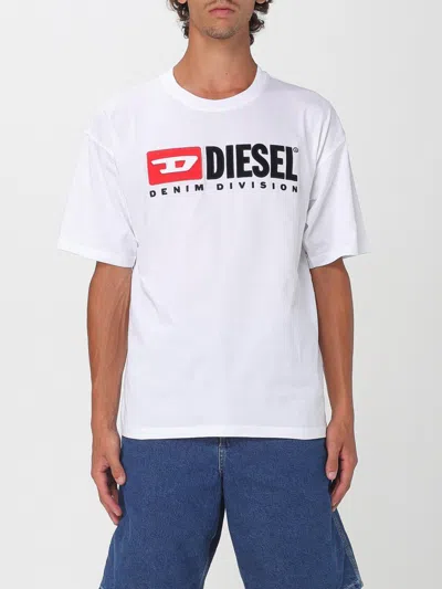 DIESEL T-SHIRT DIESEL MEN COLOR WHITE,H17838001