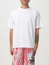 Diesel T-shirt  Men Color White In Gray