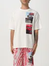 Diesel Mens 141 T-boxt-t3 Graphic-patch Cotton-jersey T-shirt In White