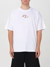 Diesel Crew Neck Short Sleeves T-shirt In Weiss