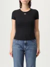 Diesel T-shirt  Woman Color Black In Black